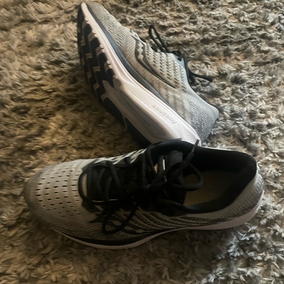 Saucony Black and White Athletic Sneakers - Picture 7 of 7